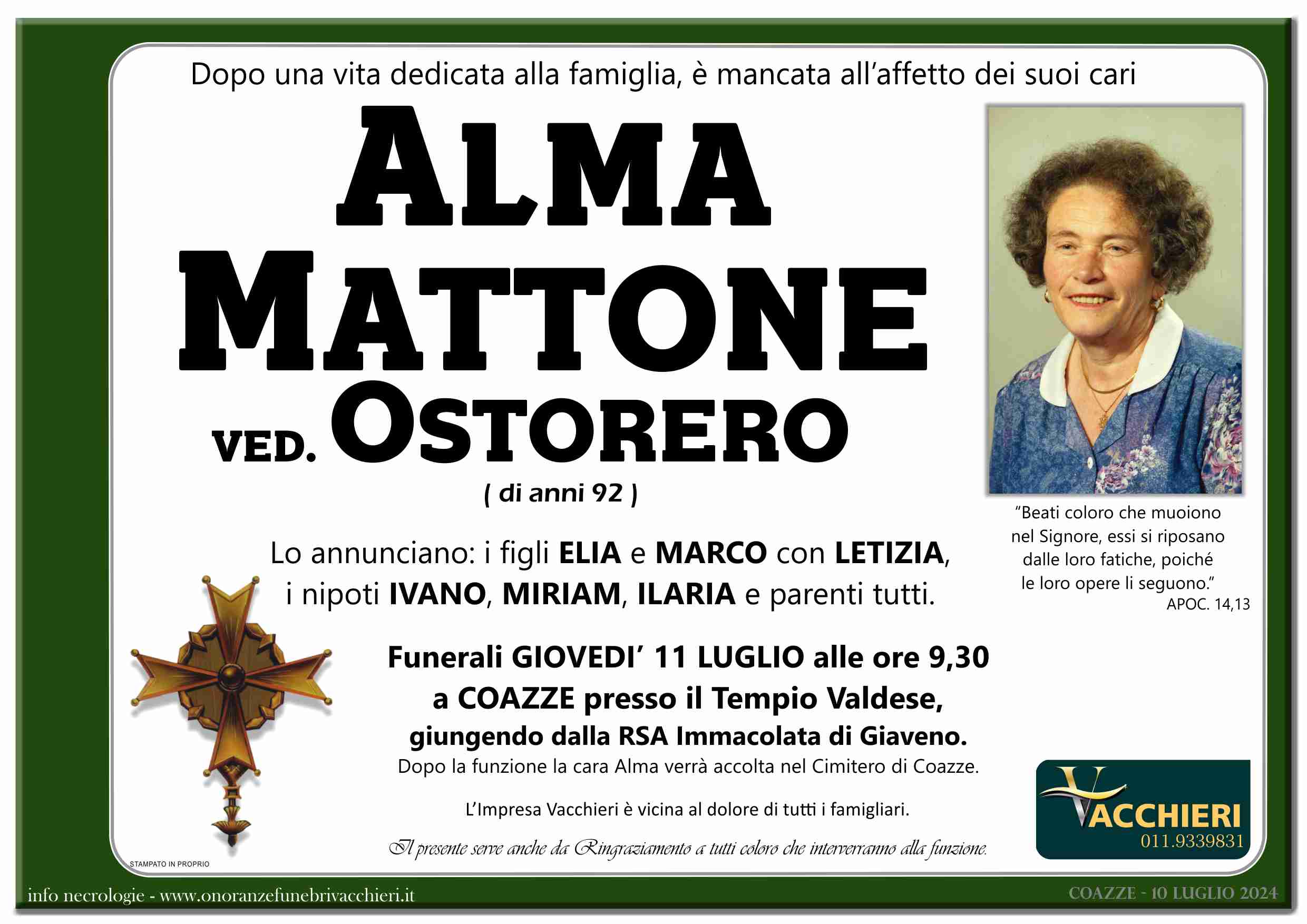 Onoranze e Pompe Funebri - MATTONE ALMA