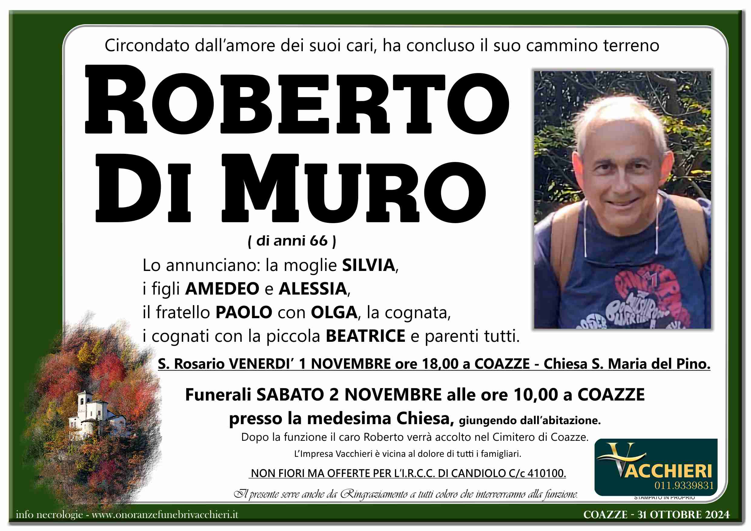 Onoranze e Pompe Funebri - DI MURO ROBERTO