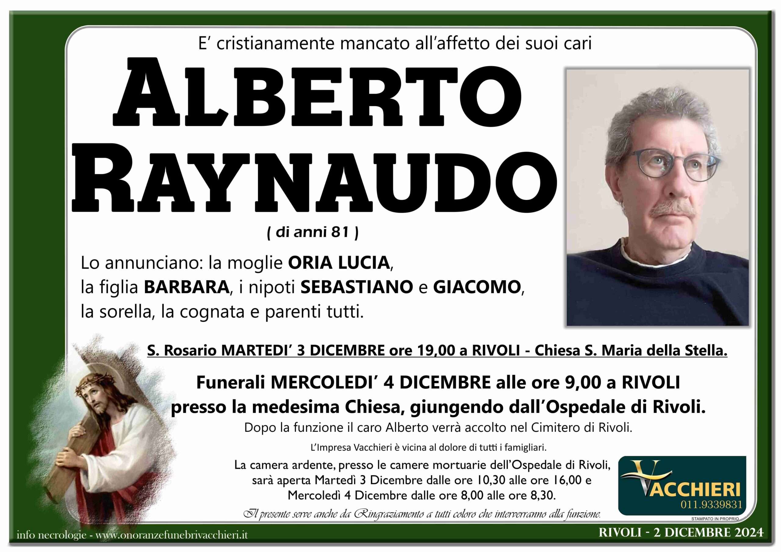 Onoranze e Pompe Funebri - RAYNAUDO ALBERTO
