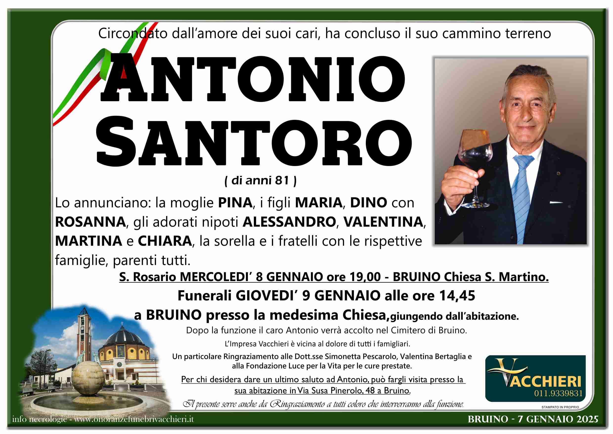 Onoranze e Pompe Funebri - SANTORO ANTONIO