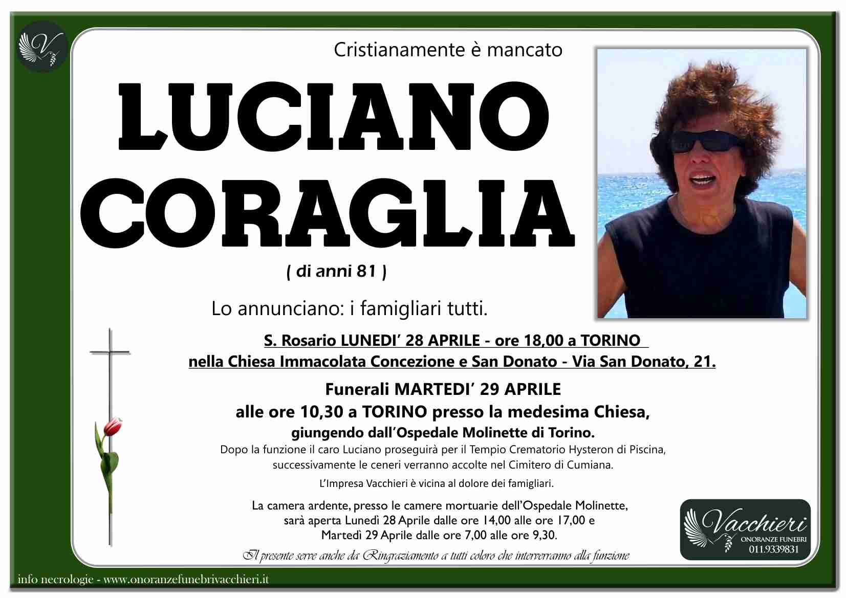 Onoranze e Pompe Funebri - CORAGLIA LUCIANO