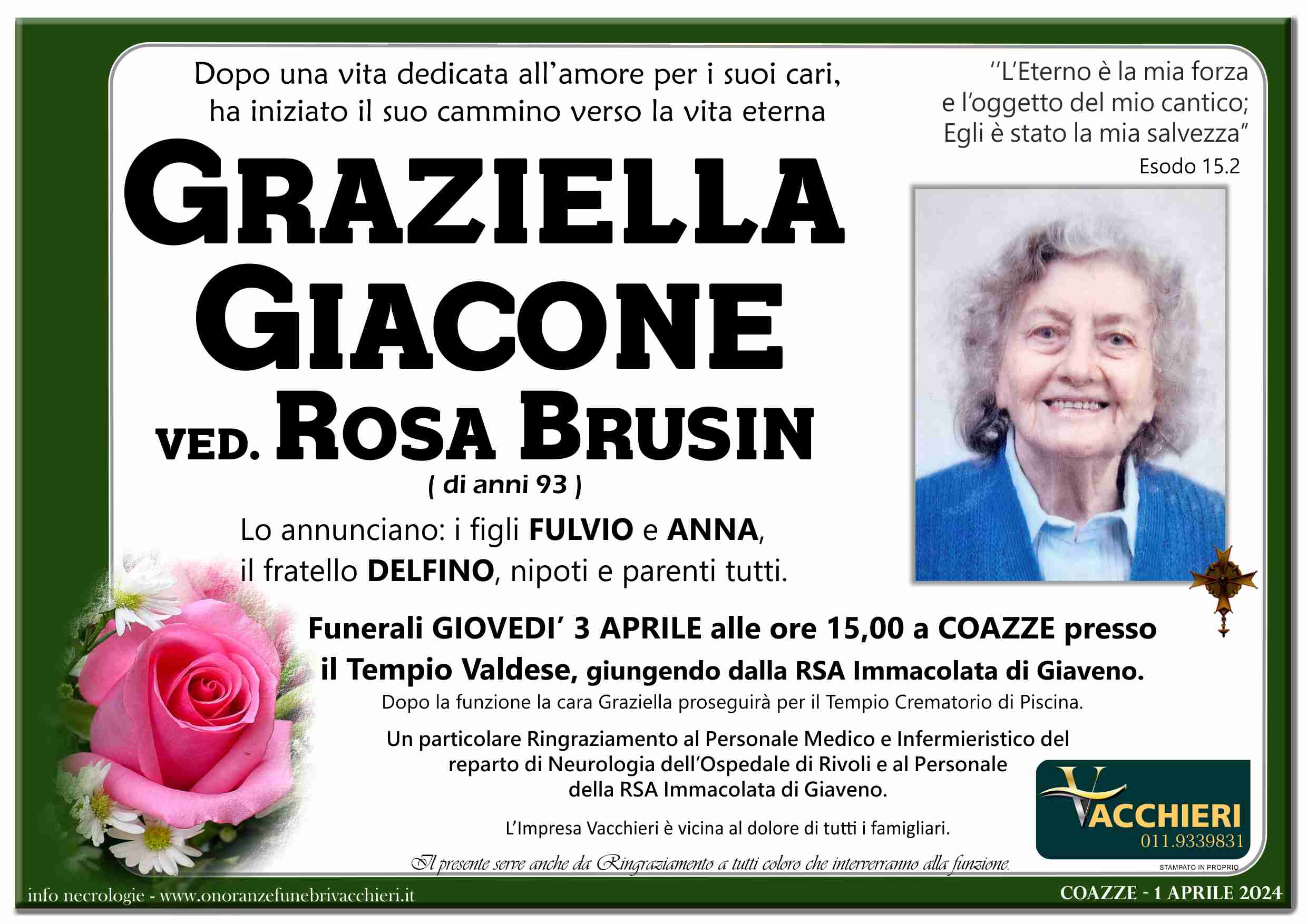 Onoranze e Pompe Funebri - GIACONE GRAZIELLA