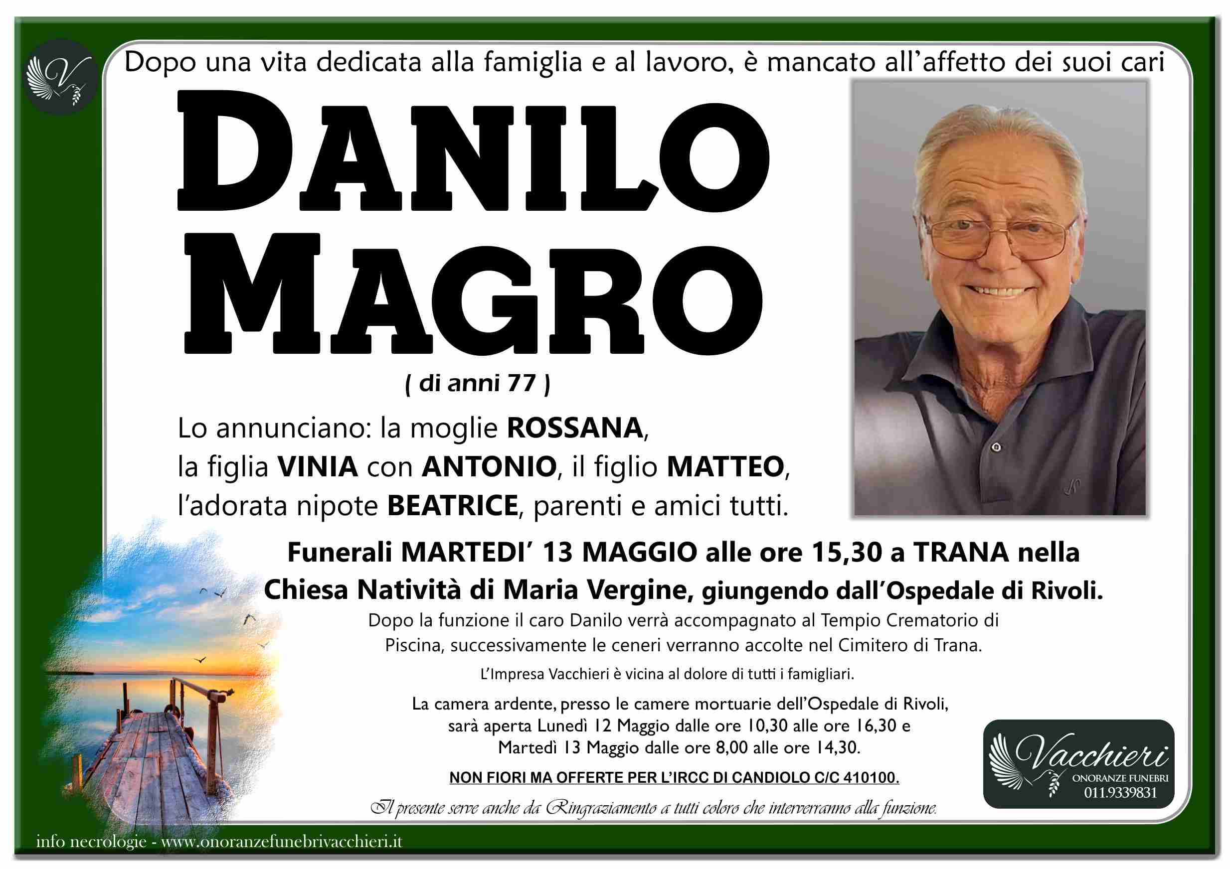 Onoranze e Pompe Funebri - MAGRO DANILO